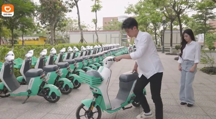 Quay phim quảng cáo Didi Bike